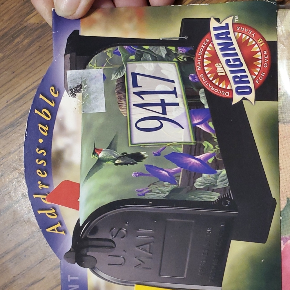 MAILWRAPS Addressable-Tulip Splendor-Spring-All-Weather Vinyl-Numbers-NEW - Picture 3 of 8
